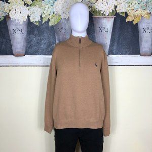 Polo Ralph Lauren Half-Zip Sweater - Camel - XL